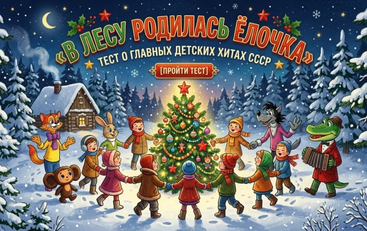 &laquo;В лесу родилась ёлочка&raquo;: советский тест о главных детских хитах СССР