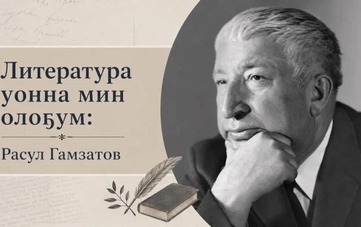 Литература уонна мин олоҕум: Расул Гамзатов