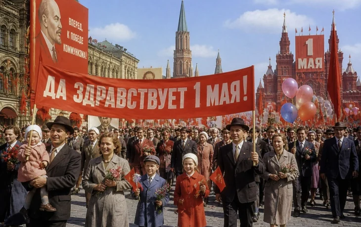 &laquo;Ура, товарищи!&raquo;: 10 вопросов о первомайских демонстрациях, маёвках и советских традициях - тест эпохи СССР