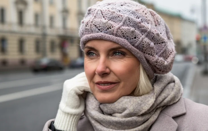 Минус 10 лет за&nbsp;секунду: стилист назвал 4 правила выбора лёгкой шапки на&nbsp;осень-2026 для&nbsp;женщин&nbsp;50+