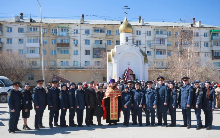 Сотрудники и ветераны УФСИН приняли участие в общегородском Пасхальном Крестном ходе