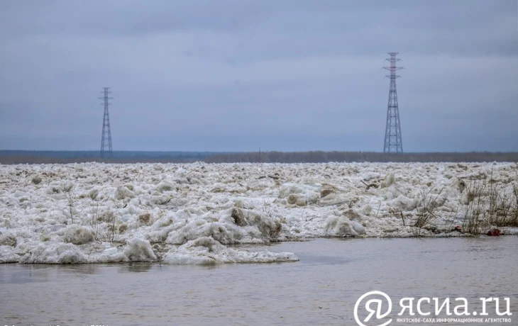 Уровень воды в Кангалассах за час увеличился на 16 см