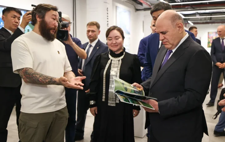 Михаил Мишустин ознакомился с работой креативного кластера &laquo;Квартал Труда&raquo; в Якутске
