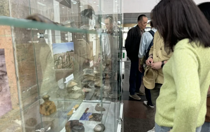 В Якутске выставили уникальные находки, обнаруженные на месте строительства Ленского моста