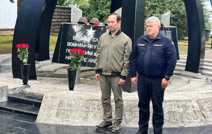 В Новгородской области предали земле останки погибших в годы ВОВ воинов-якутян