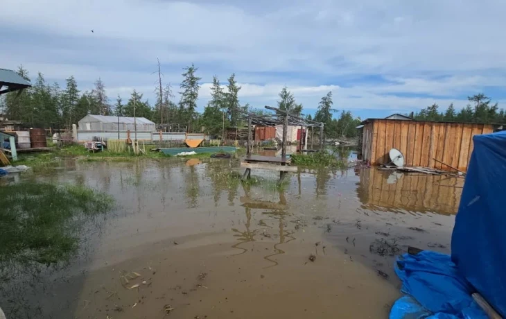 Вода пришла с притока: в верхоянском селе Сайды подтоплен 41 жилой дом