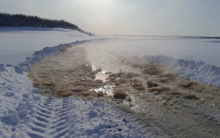 На двух участках дороги &laquo;Арктика&raquo; закрыли движение для транспорта