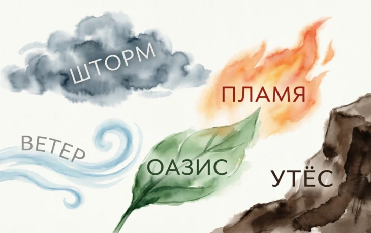 Психологический тест: какое слово вы увидели первым?