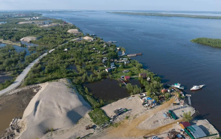 В Даркылахе подтоплены 12 дворов, дома не пострадали