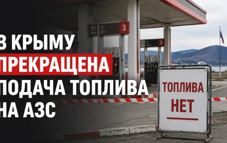 Аксёнов: в Крыму прекращена подача топлива на АЗС для населения