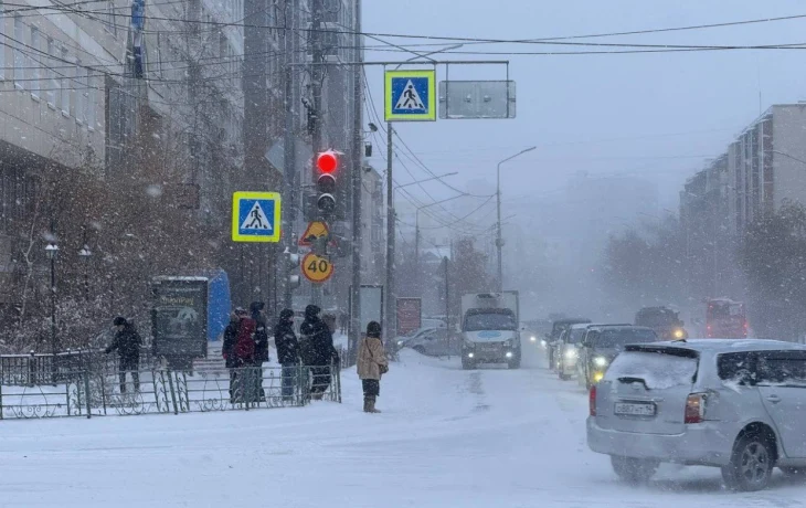 В Якутске за два дня выпала декадная норма снега