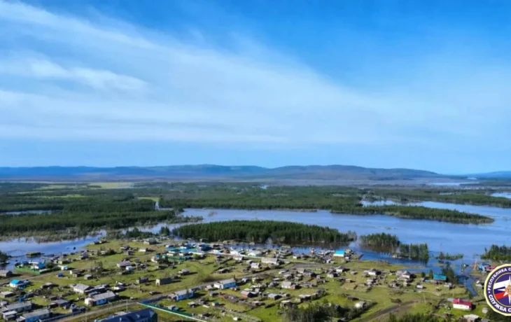 Уровень воды в селе Сайды Верхоянского района снижается