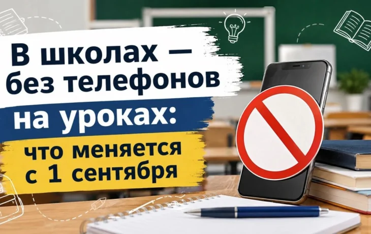 В школах &mdash; без телефонов на уроках: что меняется с 1 сентября
