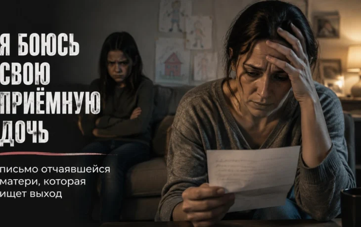 &laquo;Я боюсь свою приёмную дочь&raquo;: письмо отчаявшейся матери, которая ищет выход