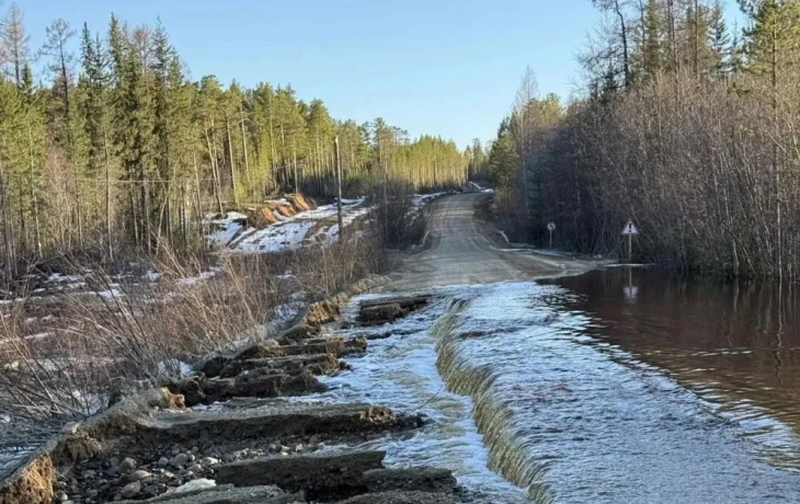 В Якутии размыло дорогу в поселок Беченча&nbsp;