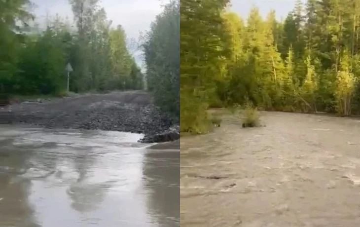 На трассе &laquo;Оймякон&raquo; затруднен проезд из-за подъема уровня воды