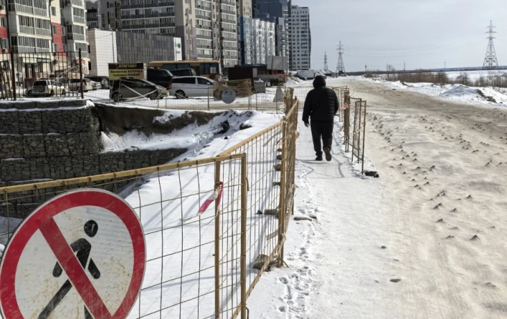 Фотофакт: Подрядчик на Ефимова исправляет &laquo;косяки&raquo;?