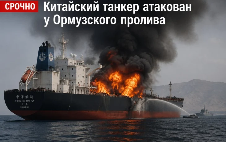 Китайский танкер атакован у Ормузского пролива: кто стоит за ударом и почему Китай молчит