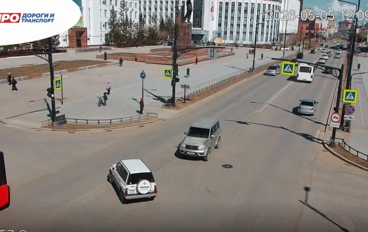 На перекрестке Ленина и Кирова в Якутске временно отключат светофор