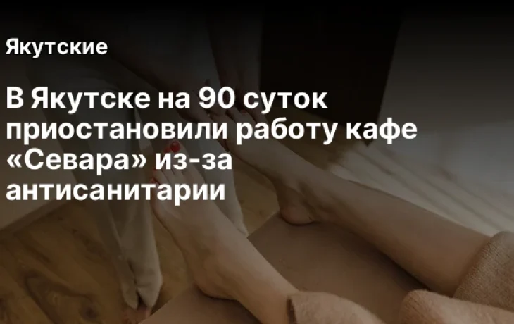 В Якутске на 90 суток приостановили работу кафе &laquo;Севара&raquo; из-за антисанитарии