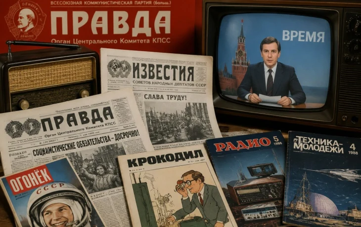 Тест СССР: 10 вопросов о советских средствах массовой информации