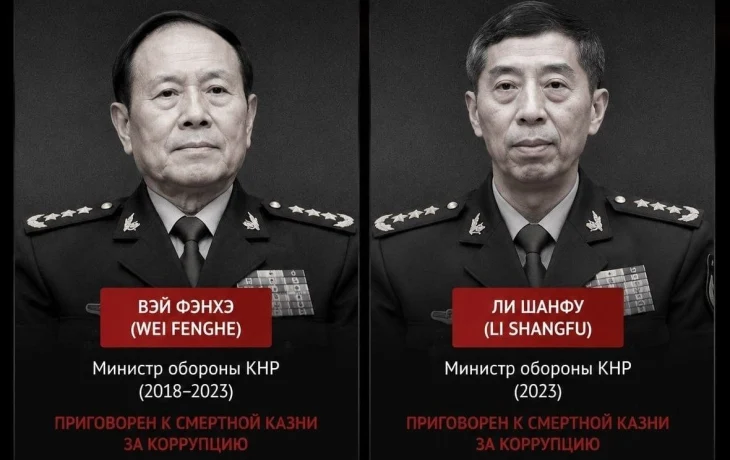 В Китае двух бывших министров обороны приговорили к смертной казни
