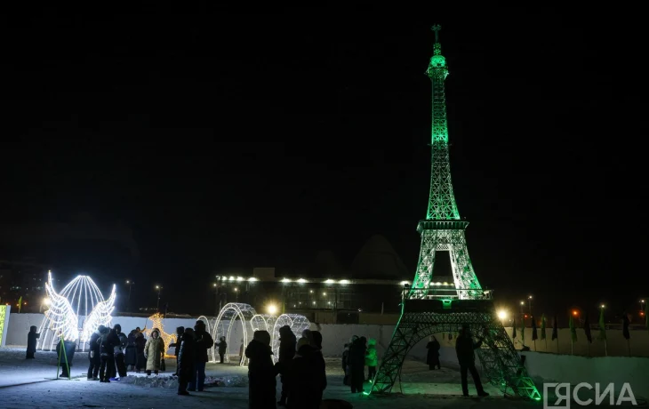 Фоторепортаж: открытие ледового парка &laquo;Сайдар&raquo; на Сайсарском озере Якутска