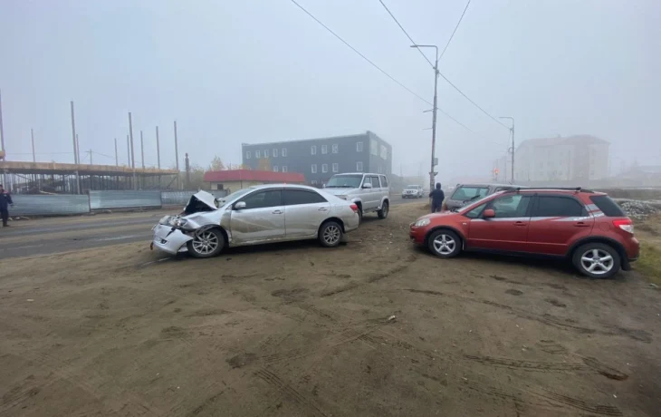 В Якутии пьяный водитель протаранил несколько автомобилей и задавил женщину-пешехода