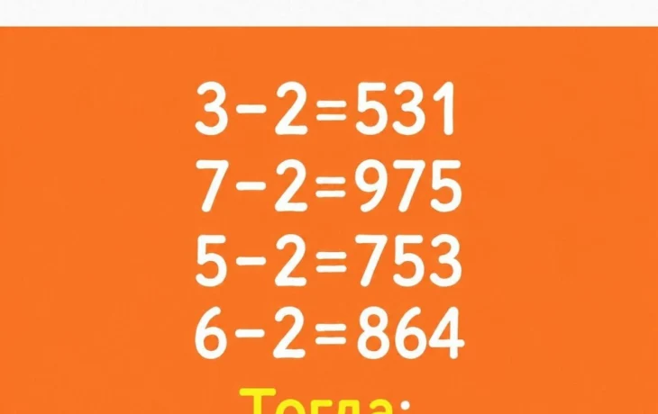 Ответ на логическую головоломку: почему 3 &minus; 2 = 531