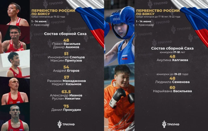 Юниорская сборная Якутии по боксу вылетела на первенство России в Краснодар