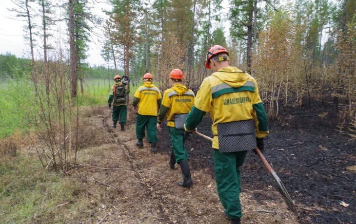 Два лесных пожара ликвидировали за сутки в Якутии