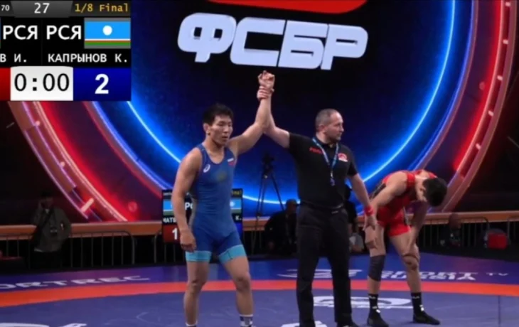 Капитан сборной Якутии Константин Капрынов поборется за бронзу чемпионата России по вольной борьбе