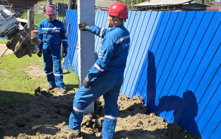 Энергетики обновили опоры ЛЭП в селах Вилюйского улуса