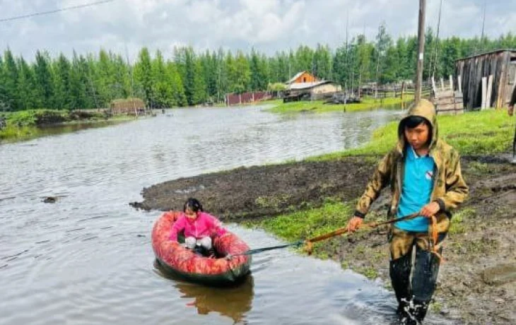 В Момском районе Якутии уровень воды приближается к критической отметке