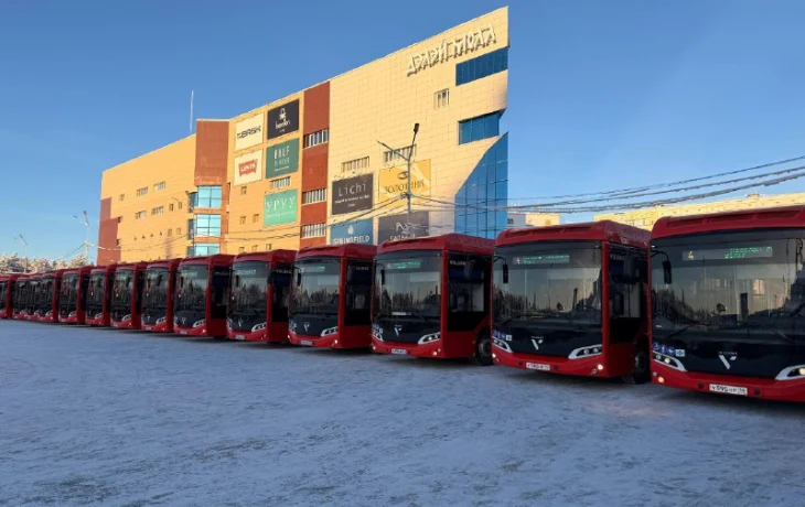 В Якутске 50 новых автобусов уже на следующей неделе выйдут на маршруты