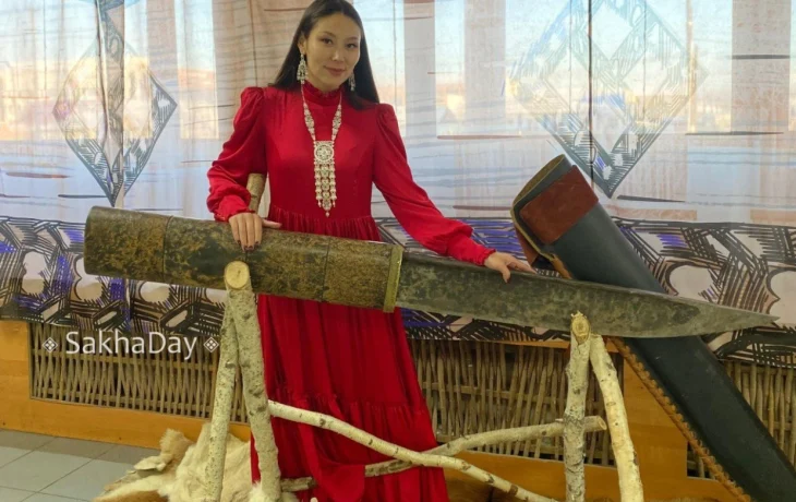 В Таттинском улусе хранится самый большой якутский нож в мире