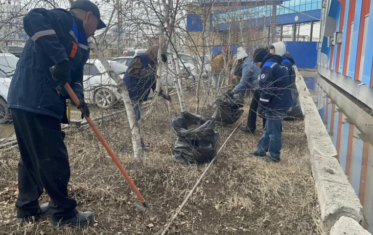 Энергетики вышли на первые весенние субботники