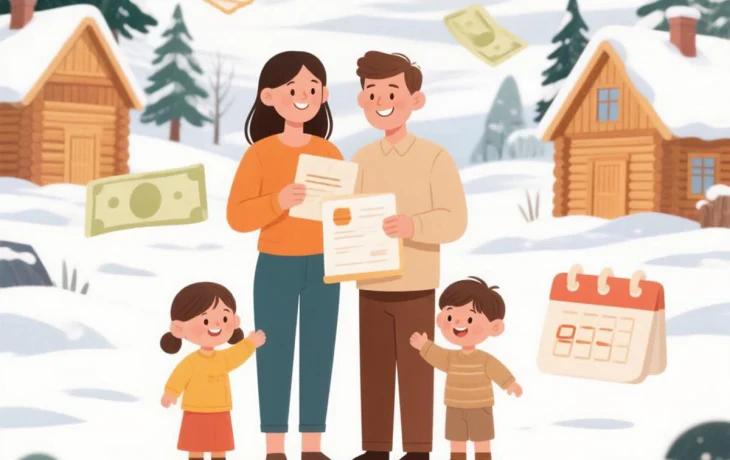 Родители в Якутии получают ежегодную семейную выплату