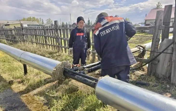 Персонал Сунтарского ЖКХ ведет плановые ремонтные работы на объектах