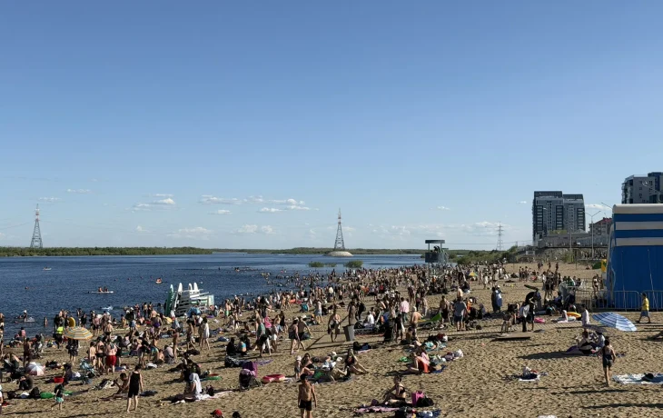 На пляже в Якутске оборудуют зоны для шашлыков