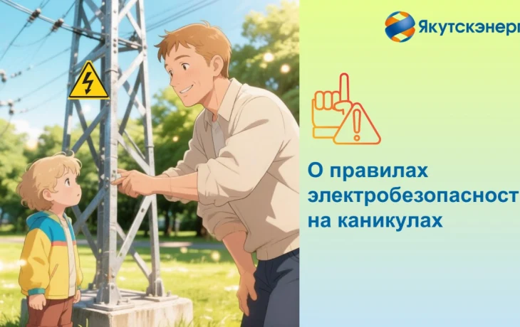 Якутскэнерго напоминает детям и их родителям о правилах электробезопасности