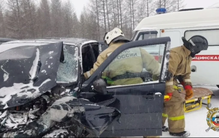 Выезд на &laquo;встречку&raquo; на трассе &laquo;Лена&raquo;: водитель &laquo;Нивы&raquo; с переломом бедра госпитализирован