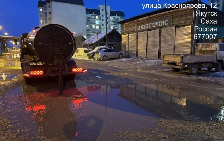 В Якутске продолжается усиленная работа по санитарной очистке