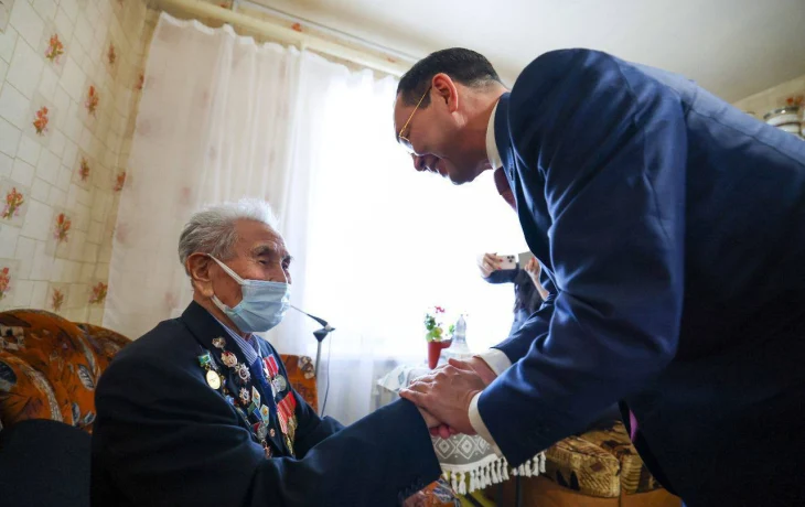 Учителю-фронтовику Николаю Афанасьеву исполнилось 100 лет