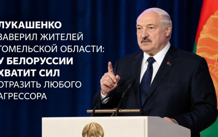 Лукашенко заверил жителей Гомельской области: у Белоруссии хватит сил отразить любого агрессора