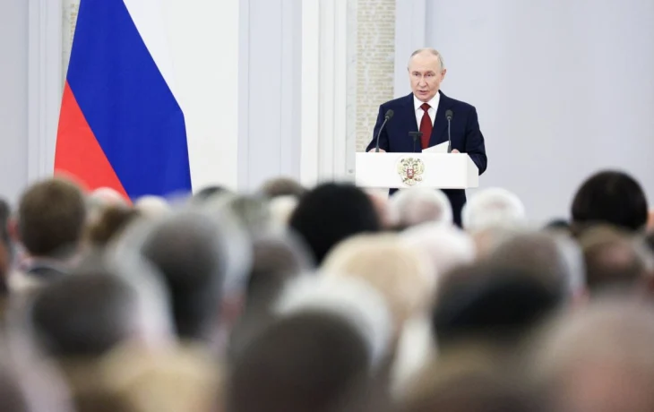 Путин провел встречу с депутатами Госдумы восьмого созыва