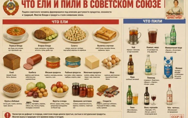 Тест СССР: 10 вопросов о том, что ели и пили в Советском Союзе