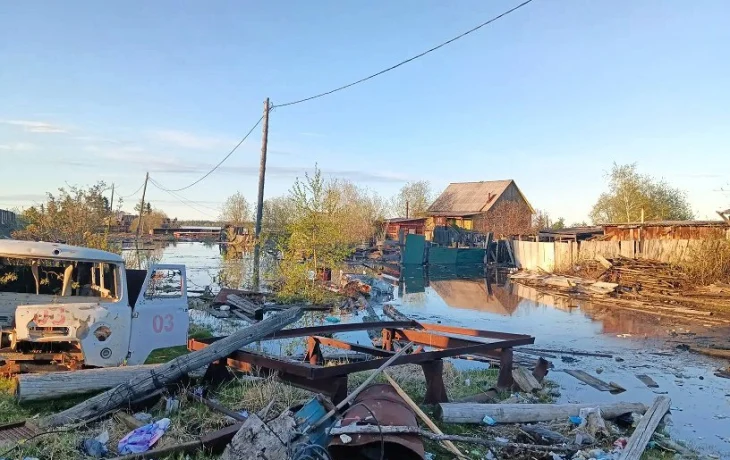 В Усть-Мае подтопило почти 30 дворов