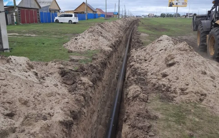 В селе Крест-Кытыл построили новую сеть газораспределения