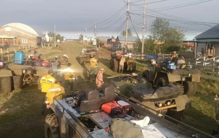 На тушение лесного пожара в Оленекском районе направлены дополнительные силы